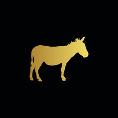 Minimal Line Art Donkey Logo Template | Creative Donkey Logo Design