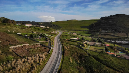 railway in the mountains