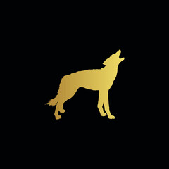 Minimal Line Art Wolf Logo Template | Creative Wolf Logo Design