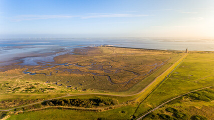 &Uuml;bersicht &uuml;ber Ostfriesische Insel Wangerooge