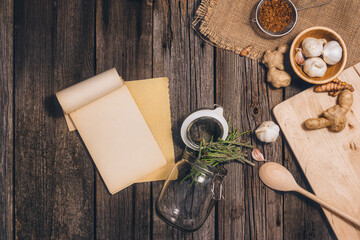 Alternative medicine - tincture preparation. Ancient, natural herbal methods of illness treatment....