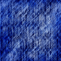  Indigo blue mottled grunge wash linen print pattern. Modern nantucket distressed fabric textile effect background in nautical maritime style. Masculine tie dye worn home deco fashion batik design