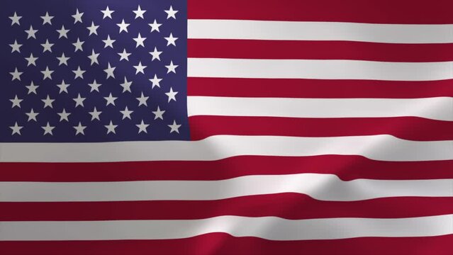 United States Of America Waving Flag 4K Moving Wallpaper Background