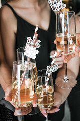  glasses of champagne