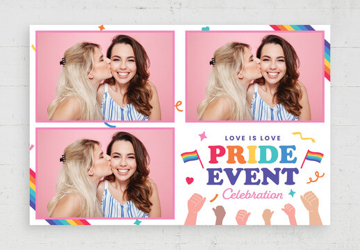 Lgbt Pride Event Photo Collage Card