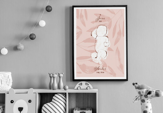 Poster Newborn Girl