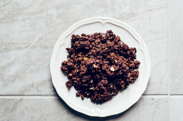 Organic Dark Chocolate Keto Nuggets, crunchy nuts and seeds, including pecans, almonds and hemp seeds coved in premium belgian dark chocolate, providing healthy snack. Gluten Free, Vegan Friendly