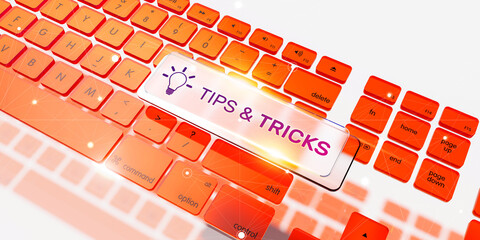 tips and tricks keyboard concept