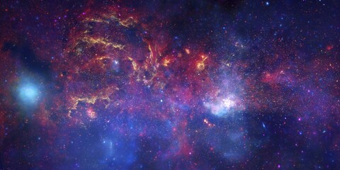 ARTWORK based on Great Observatories' Unique Views of the Milky Way with elemts from NASA