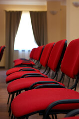 free chairs in the event room