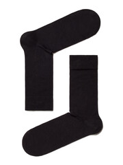 Black mans socks for clothing