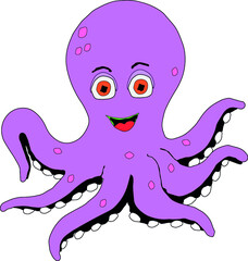 octopus cartoon character