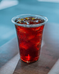 glass of coffee with ice