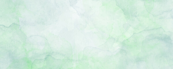 Vector watercolor art background. Paper. Blue, green and white backdrop. Watercolour texture for cards, flyers, poster. watercolour banner. Page. Brushstrokes and splashes. Painted template for design