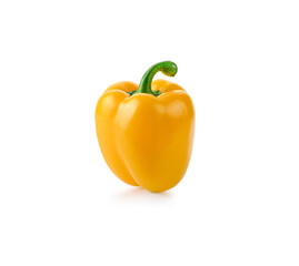  sweet  paprika pepper isolated on white background  full depth of field