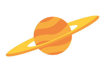 saturn orange planet © Jemastock