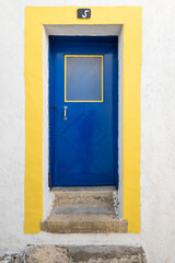 Typical door architecture from the Algarve region