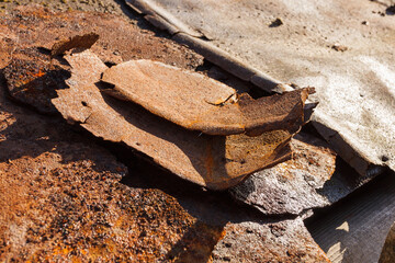 Rust, metal surface. Background. Close-up