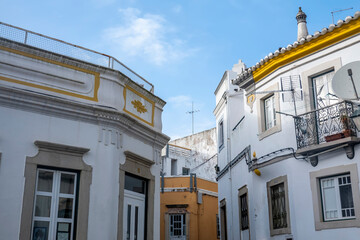 Fototapeta premium Typical street of the village of Estoi