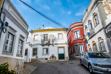 Typical street of the village of Estoi