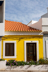 Naklejka premium Typical architecture of Algarve rustic buildings