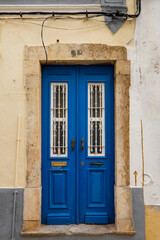 Typical architecture door detail of Portuguese buildings