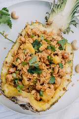 Thai pineapple chicken fried rice