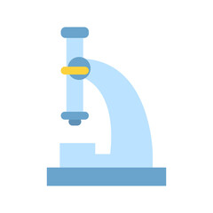 Isolated microscope icon School supply flat design Vector illustration