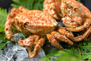 茹でたてのクリガニ