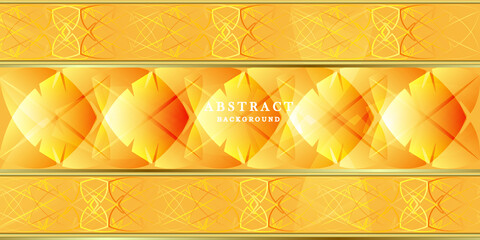 Luxury yellow gold background vector