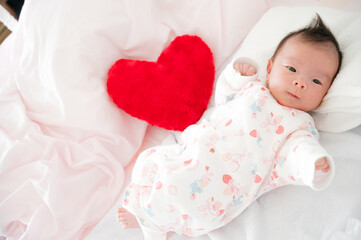 赤ちゃんとハート