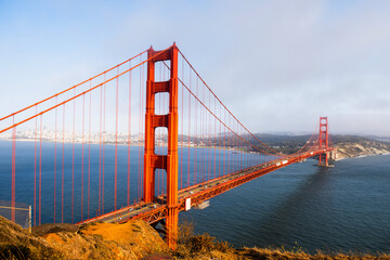 Famous Golden Gate Bridge, San Francisco CA USA