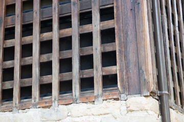 Wooden old house in local restaurant