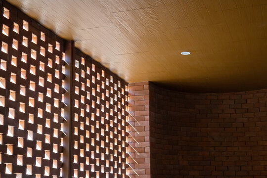 Brick Wall Trough To See Light