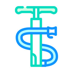 pump tool color icon vector. pump tool sign. isolated symbol illustration