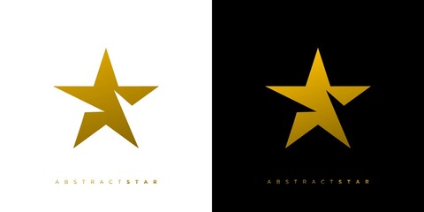 Elegant and professional star logo abstract design