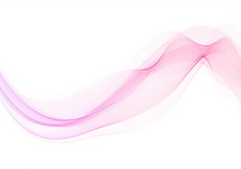 Elegant flowing pink business wave background