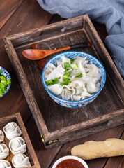 Wonton is a traditional Chinese snack