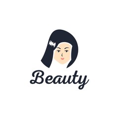 Beauty care logo design vector illustration