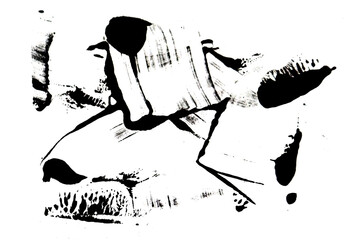 Handmade paint stains, Expressive and random forms made with paint, Gouache splashes, Ink textures for digital art