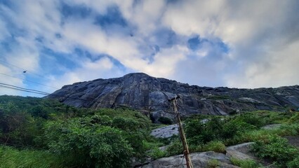 view of the mountains