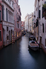 Naklejka na ściany i meble Moody day in the city of Venice in Italy. Beautiful renaissance buildings. 