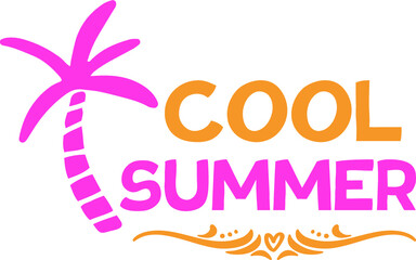 summer t shirt and svg design