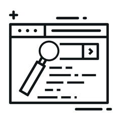 Search, seo, technology icon