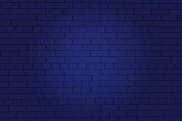 Abstract background of modern blue brick wall