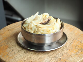 bowl of cabbage stew