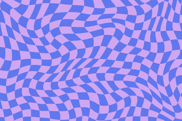 Hand drawn colorful retro style groovy psychedelic background