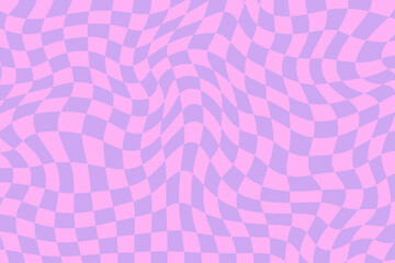 Hand drawn colorful retro style groovy psychedelic background