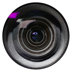Lens on white background.
