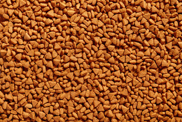 dried cat or dog pet food background